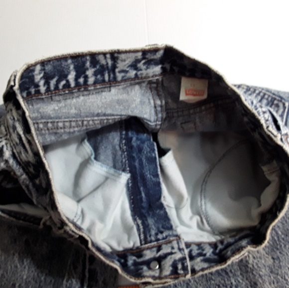 Vintage Levis Strauss Acid Wash Jeans Made in USA - Picture 2 of 8